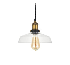 Romilly Step Clear Glass Breakfast Bar Pendant Light - SE Home