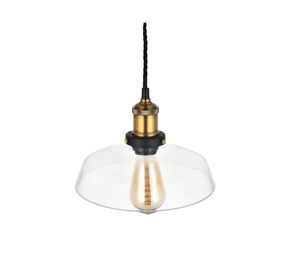 Romilly Step Clear Glass Breakfast Bar Pendant Light - SE Home