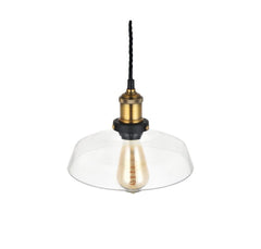 Romilly Step Clear Glass Breakfast Bar Pendant Light - SE Home