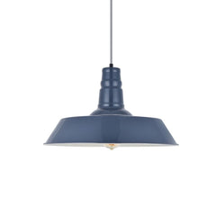 Large Argyll Industrial Pendant Light Leaden Grey Slate - SE Home