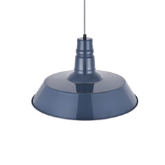Large Argyll Industrial Pendant Light Leaden Grey Slate - SE Home
