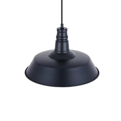 Large Argyll Industrial Pendant Light Matt Black - SE Home