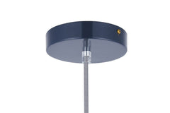 Squid Ink Navy Blue Industrial Breakfast Bar Pendant Light - Argyll - SE Home