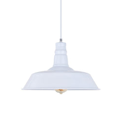 Pure White Industrial Breakfast Bar Pendant Light - Argyll - SE Home