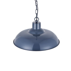 Portland Reclaimed Style Industrial Pendant Light Leaden Grey Slate - SE Home