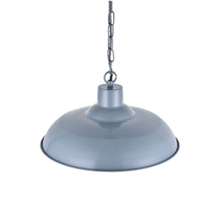 Portland Reclaimed Style Industrial Pendant Light French Grey - SE Home