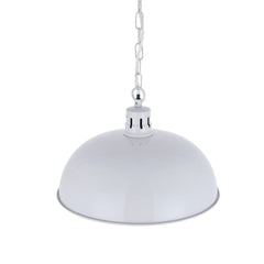 Berwick Rustic Dome Pendant Light Pale Grey - SE Home