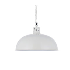 Berwick Rustic Dome Pendant Light Clay White Cream - SE Home