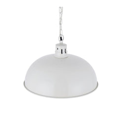 Berwick Rustic Dome Pendant Light Clay White Cream - SE Home
