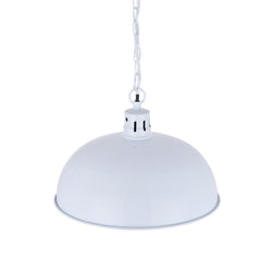 Berwick Rustic Dome Pendant Light Pure White - SE Home