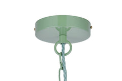 Ganton Vintage Cage Pendant Light Chalk Mint Green - SE Home