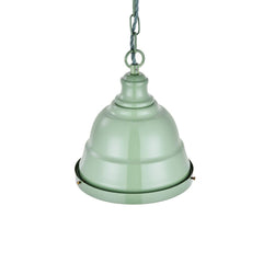 Ganton Vintage Cage Pendant Light Chalk Mint Green - SE Home
