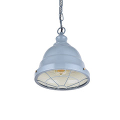 Ganton Vintage Cage Pendant Light French Grey - SE Home
