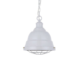 Ganton Vintage Cage Pendant Light Pale Grey - SE Home