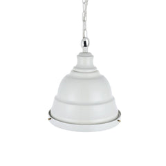 Ganton Vintage Cage Pendant Light Clay White Cream - SE Home