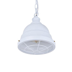 Ganton Vintage Cage Pendant Light Pure White - SE Home