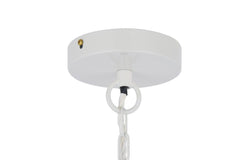 Brewer Cage Industrial Pendant Light Clay White Cream - SE Home