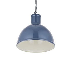 Wardour Industrial Bay Pendant Light Leaden Grey Slate - SE Home