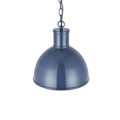 Wardour Industrial Bay Pendant Light Leaden Grey Slate - SE Home