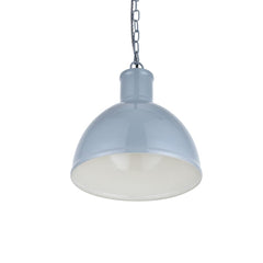 Wardour Industrial Bay Pendant Light French Grey - SE Home