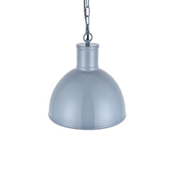 Wardour Industrial Bay Pendant Light French Grey - SE Home