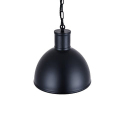 Wardour Industrial Bay Pendant Light Matt Black - SE Home