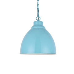 Oxford Vintage Pendant Light Duck Egg Blue Turquoise - SE Home