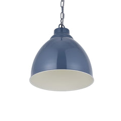 Oxford Vintage Pendant Light Leaden Grey Slate - SE Home