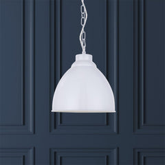 Oxford Vintage Pendant Light Pure White - SE Home