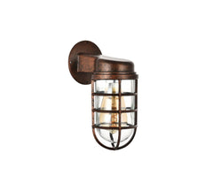 Broadwick Black Brushed Gold IP44 Rated Bathroom Bulkhead Wall Light - SE Home