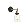 Romilly Clear Glass Cone Wall Light - SE Home