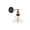 Romilly Clear Glass Funnel Wall Light - SE Home