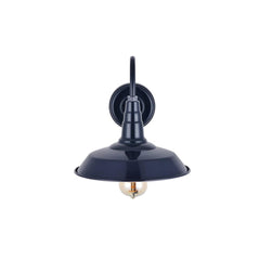 Argyll Industrial Wall Light Squid Ink Navy Blue - SE Home
