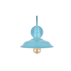 Argyll Industrial Wall Light Duck Egg Blue Turquoise - SE Home