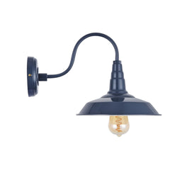 Argyll Industrial Wall Light Leaden Grey Slate - SE Home