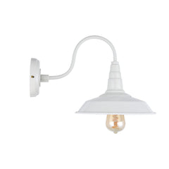 Argyll Industrial Wall Light Clay White Cream - SE Home