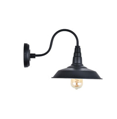 Argyll Industrial Wall Light Matt Black - SE Home