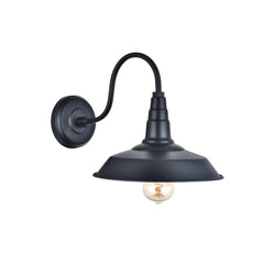 Argyll Industrial Wall Light Matt Black - SE Home