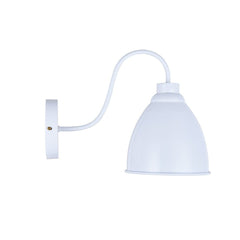 Oxford Vintage Wall Light Satin White - SE Home