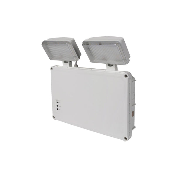 3W Emergency Twin Wall Spot Light, Non-Maintained 6000K
