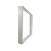 LED Panel Foldable Screwless Surface Mounting Frame Box Kit for 30x120 Ceiling Panel, White Body