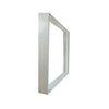 LED Panel Foldable Screwless Surface Mounting Frame Box Kit for 60x60 Ceiling Panel, White Body