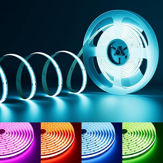5 Meter 24V LED COB Strip RGB IP20 (Power Supply Not Included)