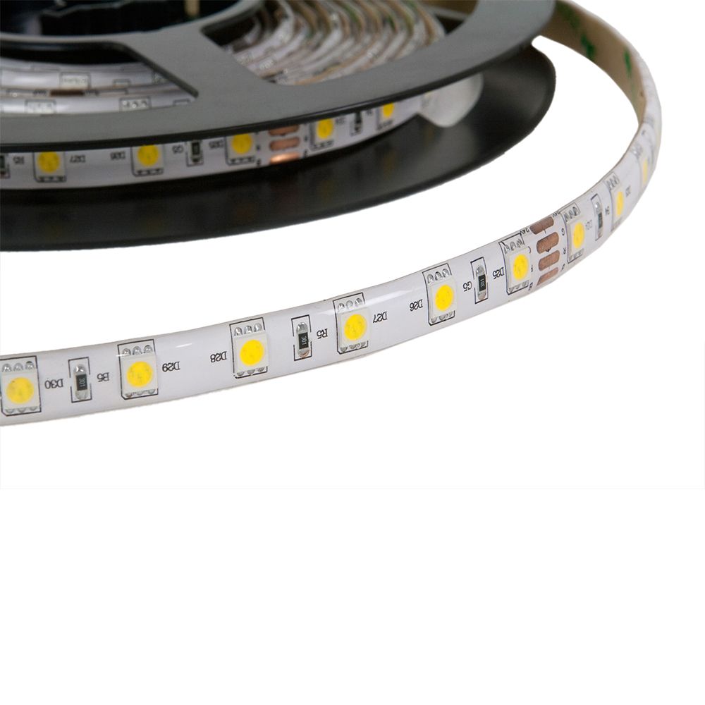 LED Flex Strip 5m roll- SMD 5050 (60) 3000K IP65 (Adapter to be purchased separately)