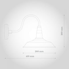 Argyll Industrial Wall Light Matt Black - SE Home