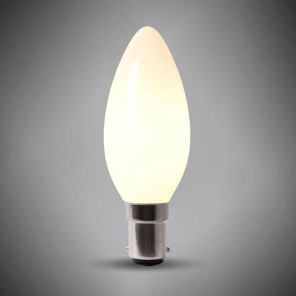 4w B15 Small Bayonet 3000K Opal Dimmable LED Candle Bulb Dimmable - SE Home