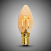 3W B15 C35 Candle Light Bulb 1800K Vintage Filament High CRI Dimmable