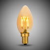 3W E14 C35 Candle Light Bulb 1800K Vintage Filament High CRI Dimmable