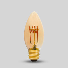 3W E27 C35 Candle Light Bulb 1800K Vintage Filament High CRI Dimmable