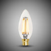 4W B22 C35 Candle Light Bulb 2700K Standard Straight Filament High CRI Dimmable